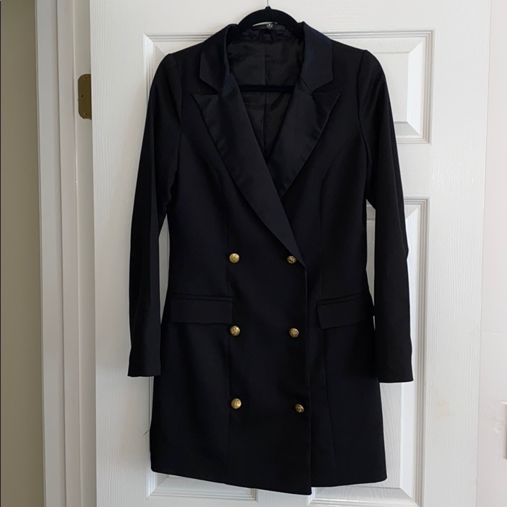 Black Blazer Dress